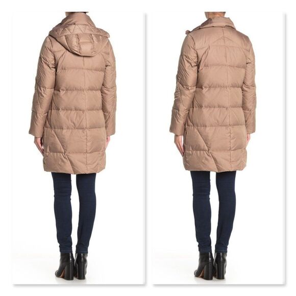 Cole Haan Padded Stitch Puffer Jacket sz Medium - Picture 2 of 14